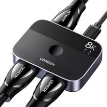 UGREEN Chaveador Divisor HDMI 2.1 8K 60Hz 4K 120Hz 2K 1080P 48 Gbps Switch Splitter ( 2 em 1 )