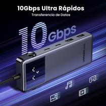 UGREEN Uno (6 Em 1) Adaptador Hub USB C USB-A 3.2 10Gbps HDMI 4K 60Hz Tipo C PD 100W