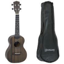 Ukulele Acústico Concert Strinberg UK06C Tobacco Satin + Bag