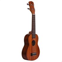 Ukulele Acústico Malibu Sapele Natural Com Capa Soprano 21S