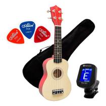 Ukulele Acústico Soprano Andaluz Uk-s01 Natural Kit