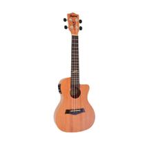 Ukulele akahai ronsani kc-26e mahogany tenor eletroacústico cutway