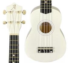 Ukulele Andaluz Soprano Uks01 Wh Branco + Capa Simples 21"