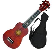 Ukulele Austin Soprano Acústico Kauthon Xu21t + Capa