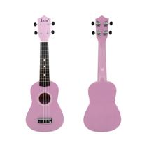 Ukulele Azul De 21 Polegadas Para Iniciantes Em Madeira De Basswood Com 4 Cordas Mini Guitarra