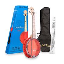 Ukulele Banjo Gold Tone LITTLE GEM Ruby 15" com bolsa
