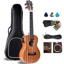 Ukulele Caramel CT402 All Solid Mahogany Tenor 26" LCD elétrico