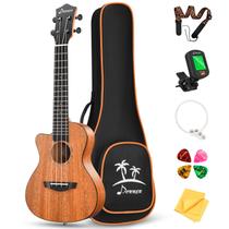 Ukulele Concert Donner DUC-100L Canhoto - Mogno 23"