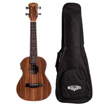 Ukulele Concert eletrico KOA FOSCO MAlibu 23KSCE com capa