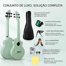Ukulele Concert Profissional Bag Afinador Capotraste E Acessórios 23 polegadas