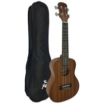 Ukulele Concert Sapele Natural Malibu 23 Capa Corda Aquila