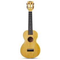 Ukulele Concert Série Island - Amarelo Sun Flower c/ capa