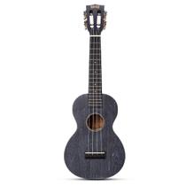 Ukulele Concert Série Island - Preto - Smoke Haze c/ capa
