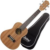 Ukulelê Concerto Profissional Kalani Kayke KAL300CS 15418 Natural Capa Luxo cordas Áquila Ukulelê Concerto Profissional Kalani Kayke KAL300CS 15418 Natural Capa Luxo cordas Áquila