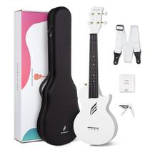 Ukulele de concerto Enya Nova U 23" em fibra de carbono com kit para iniciantes
