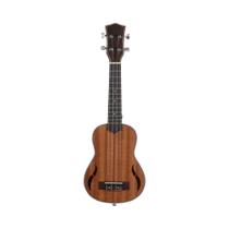 Ukulele de Mogno 21 Polegadas - 4 Cordas com Saco, Afinador e Capo