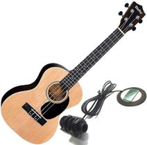 Ukulele Elétrico Tenor Cordas Nylon C/ Escudo Shelby Su25r