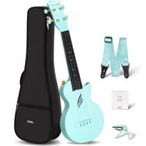 Ukulele Enya Nova U Mini Soprano 21" em fibra de carbono azul