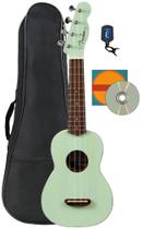 Ukulele Fender Venice Soprano Surf Green com acessórios