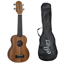 Ukulele Giannini GUK-21ZW Soprano Zebra Wood c/ Bag Acústico