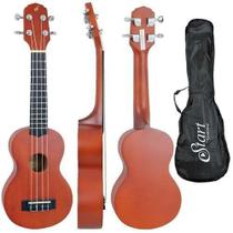 Ukulele Giannini Soprano Acústico Uks-21 Ns Fosco + Capa