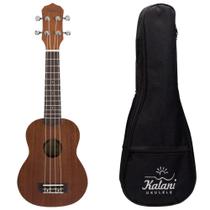 Ukulele Kalani Soprano Kal200 St Tribes Series Com Capa