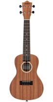 Ukulele Lanikai LU21-C de 4 cordas preto com afinadores cromados Ukulele Lanikai LU21-C de 4 cordas preto com afinadores cromados