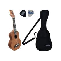 Ukulele Mahina Soprano Concert Tenor Profissional com cordas Aquila Tarraxa blindada e bag e palheta Ukulele Mahina Soprano Concert Tenor Profissional com cordas Aquila Tarraxa blindada e bag e palheta