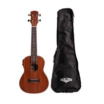 Ukulele malibu concert 23 sapele eletrico natural u