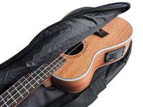 Ukulele Mod Concert Eletro Acústico Barth Capa Bag Nylon