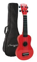 Ukulele RockJam Soprano UK-222-RD de 4 cordas para iniciantes vermelho Ukulele RockJam Soprano UK-222-RD de 4 cordas para iniciantes vermelho