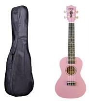 Ukulele Rosa Seven Concert Suk-23 PI Capa Bk