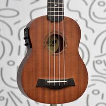 Ukulele seizi bali soprano eletrico - tobacco