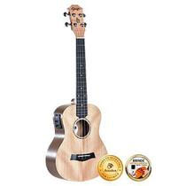 Ukulele Seizi Bali Tenor Elétrico Okume Laminado