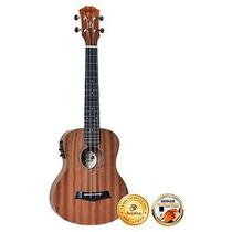 Ukulele Seizi Bali Tenor Elétrico Tobacco Laminado