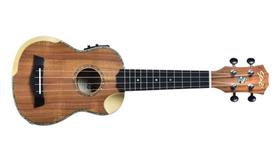 Ukulele Seizi Bora-Bora Crush Soprano Elétr Bag Koa 10360301