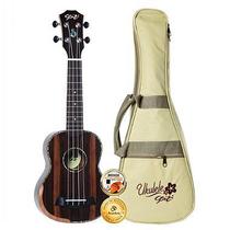 Ukulele Seizi Bora-Bora Plus Soprano Acústico Ebony Com Bag