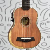 Ukulele Seizi Bora-Bora Plus Soprano Acústico Koa