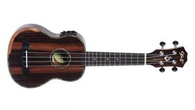 Ukulele Seizi Bora-Bora Plus Soprano Elétrico Ebony 10360196 Ukulele Seizi Bora-Bora Plus Soprano Elétrico Ebony 10360196