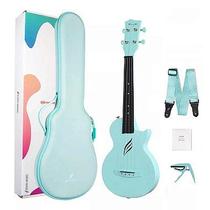 Ukulele Seizi Nova U Blue Fibra De Carbono Concert Acústico