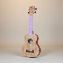 Ukulele Soprano 21 Abs Flamed Okume Roxo C/ Capa 12718 Ukulele Soprano 21 Abs Flamed Okume Roxo C/ Capa 12718
