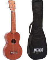 Ukulele Soprano Acústico Corda Aquila Mahalo Rainbow Natural