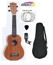 Ukulele Soprano Acústico Namastê - Mod NU21MBQ + Acessórios