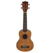Ukulele Soprano Acústico Namastê NU21MGQ Fundo Ergonômico Mahogany Natural Fosco Cordas Aquila