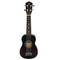 Ukulele Soprano Andaluz UKS01 Preto Nylon Acústico Fácil de Tocar