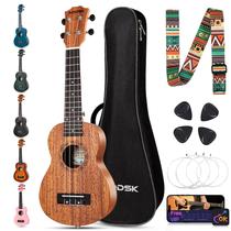 Ukulele Soprano AODSK 21 Polegadas para Iniciantes - com Acessórios