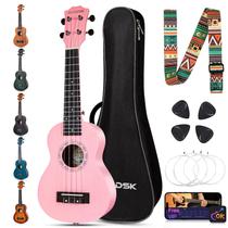 Ukulele Soprano AODSK 21 Polegadas para Iniciantes - com Acessórios