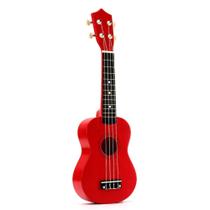 Ukulele Soprano Devox DK-21 Vermelho - Com Capa