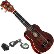 Ukulele Soprano Eletroacústico Canhoto Mogno Su21r Shelby