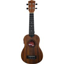 Ukulele Soprano Koa Com Bag 21K EQ - Maclend